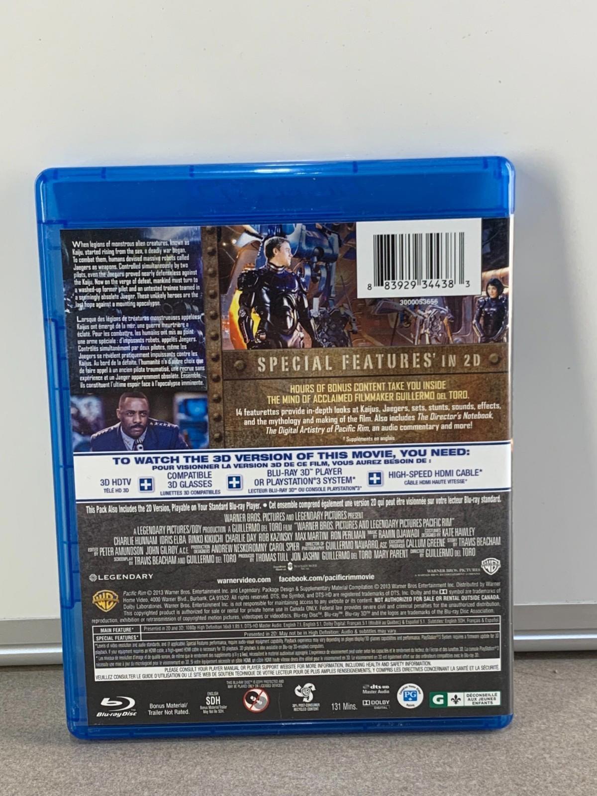 Pacific Rim 3D Blu-ray & Blu-ray
