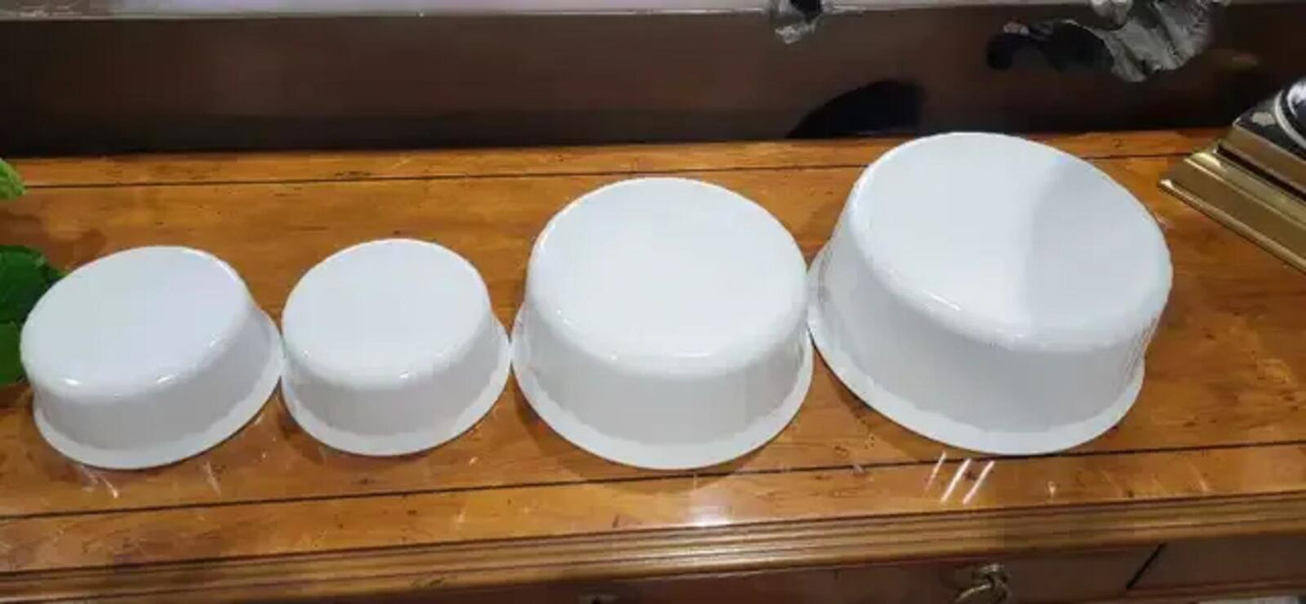 White Ceramic Ramekin Set of 4
