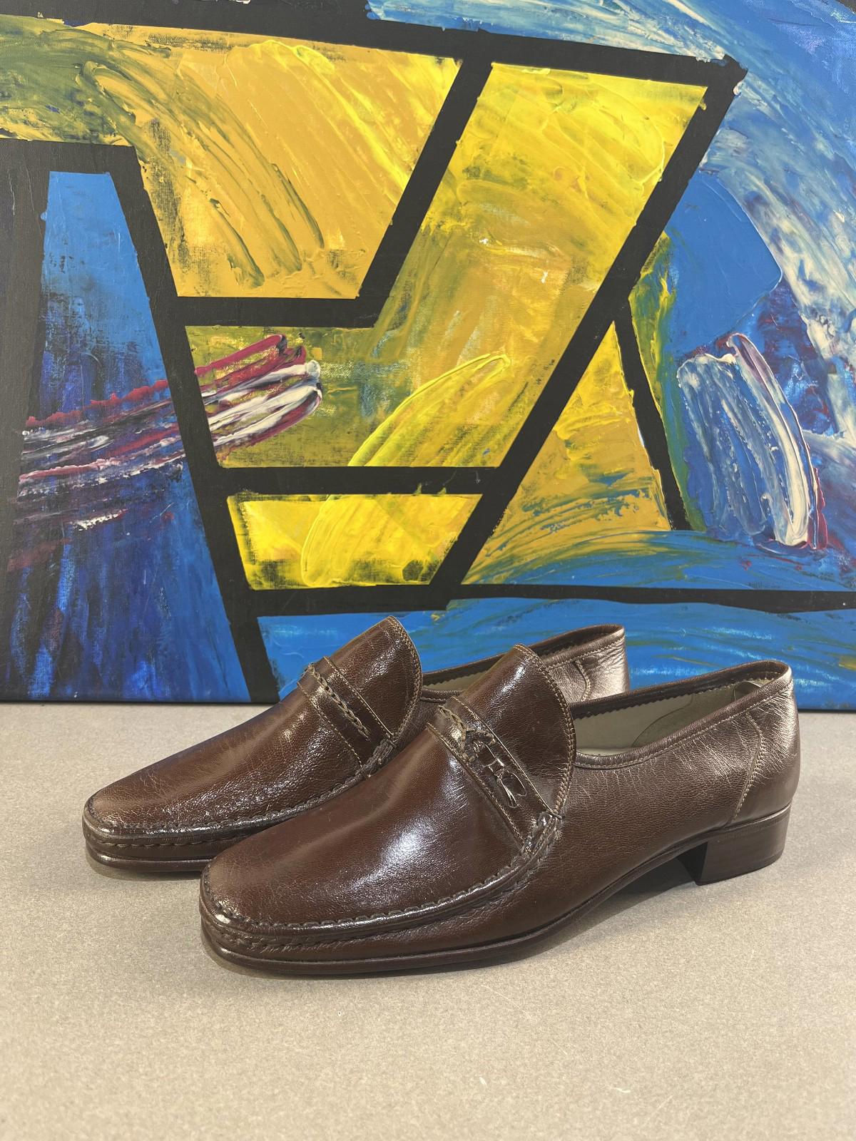 Nuova Arux Men’s Leather Loafers (Handmade in Italy, Size US 11)