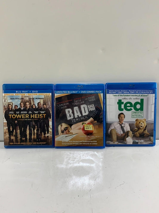 Lot of 3 Comedy Blu-ray Movies