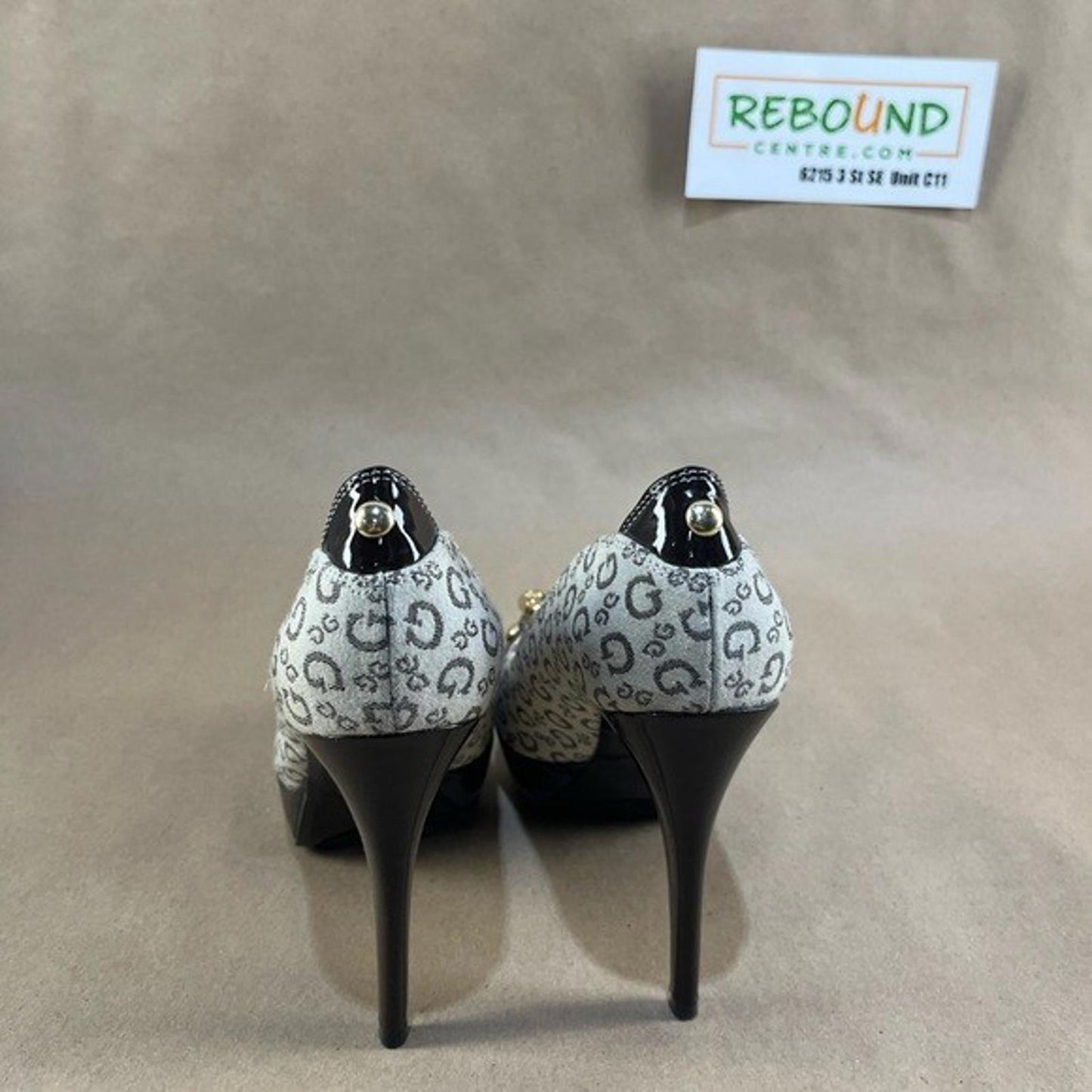Vintage Guess Monogram High Heels (Women’s Size US 7)