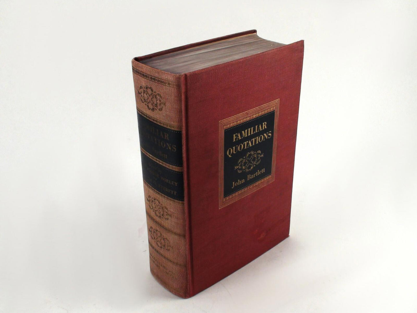 Vintage Book | "Familiar Quotations" by John Bartlett | 11th Edition | 1937