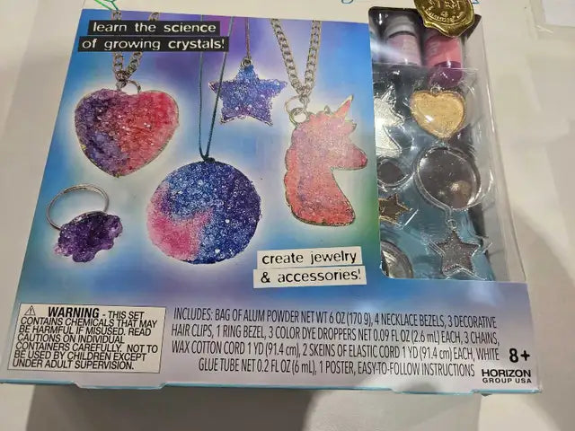 YOU-NIVERSE Crystal Growing Jewelry Set NEW