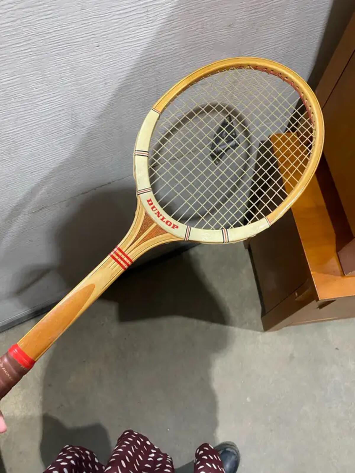 Vintage Dunlop Tennis Racquet