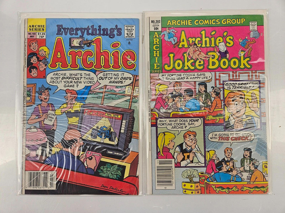 Archie's Joke Book Magazine #150 & #282 Archie Series Comics