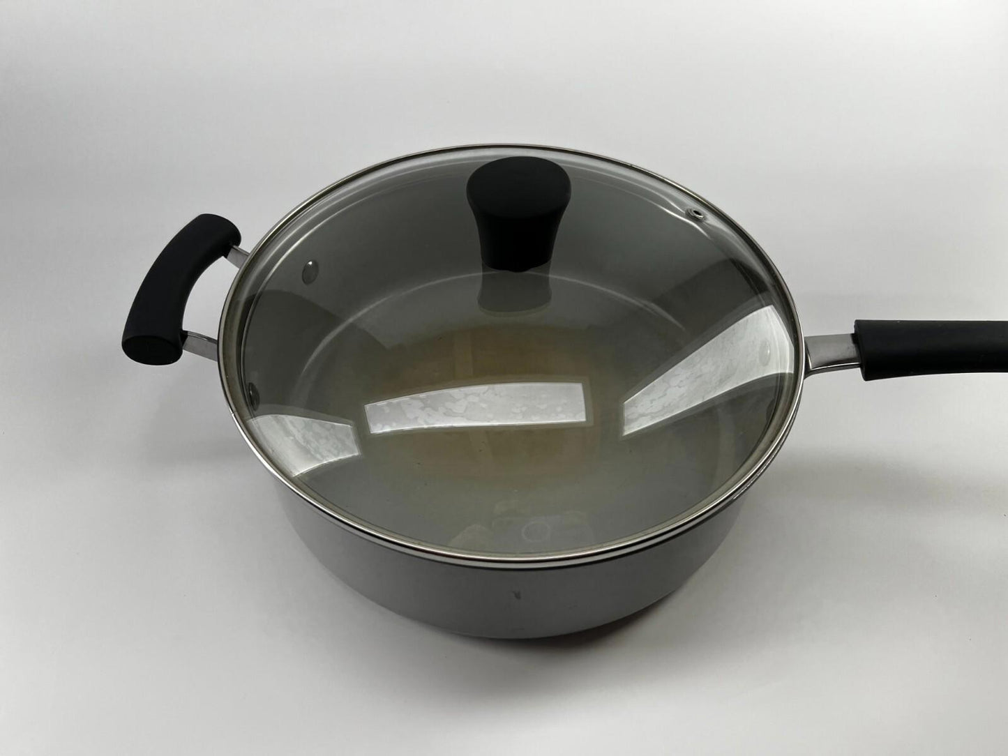 Lagostina Casa Anodized Nonstick Saute Pan set with Lid - induction
