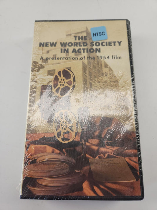 The New World Society In Action VHS - Sealed Brand New!