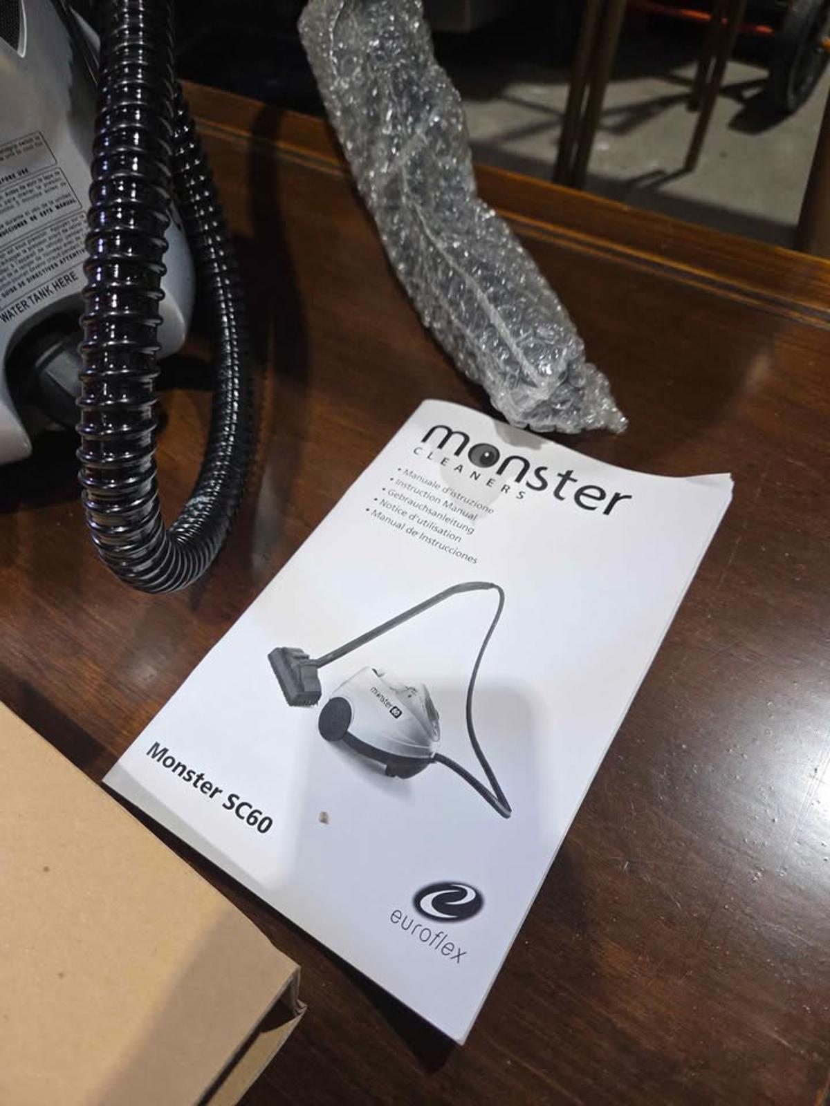 New! Monster SC60 Steam Cleaner - 2 Available