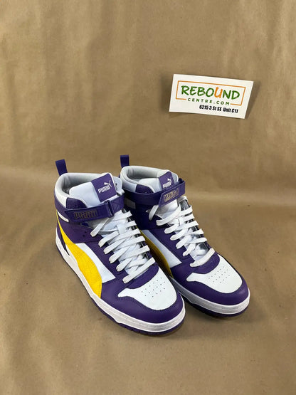 PUMA RBD Game Sneakers – White / Prism Purple (Men’s US 12)