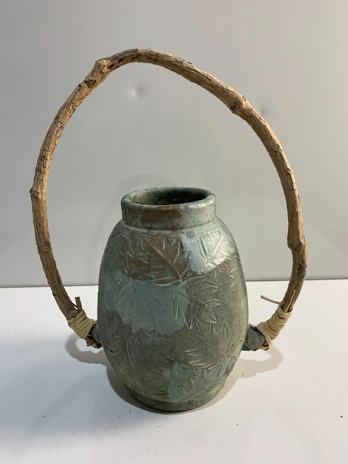 Vintage Hand Made Stoneware Jar