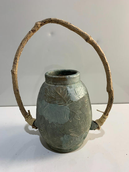 Vintage Hand Made Stoneware Jar