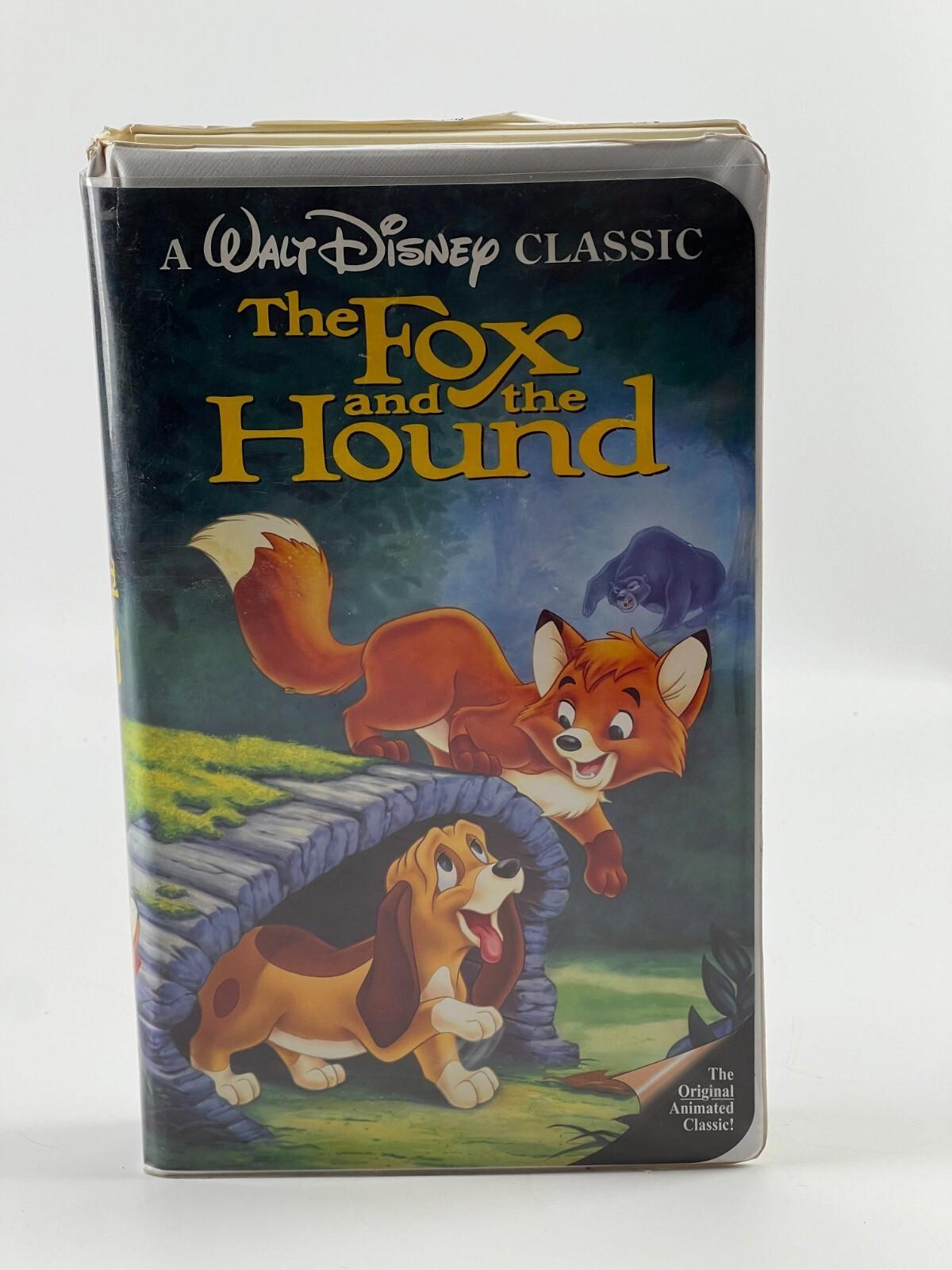 Rare WALT DISNEY CLASSIC The Fox and the Hound (VHS 2041) Black Diamond Edition