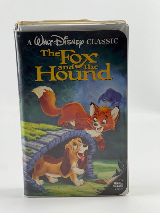 Rare WALT DISNEY CLASSIC The Fox and the Hound (VHS 2041) Black Diamond Edition