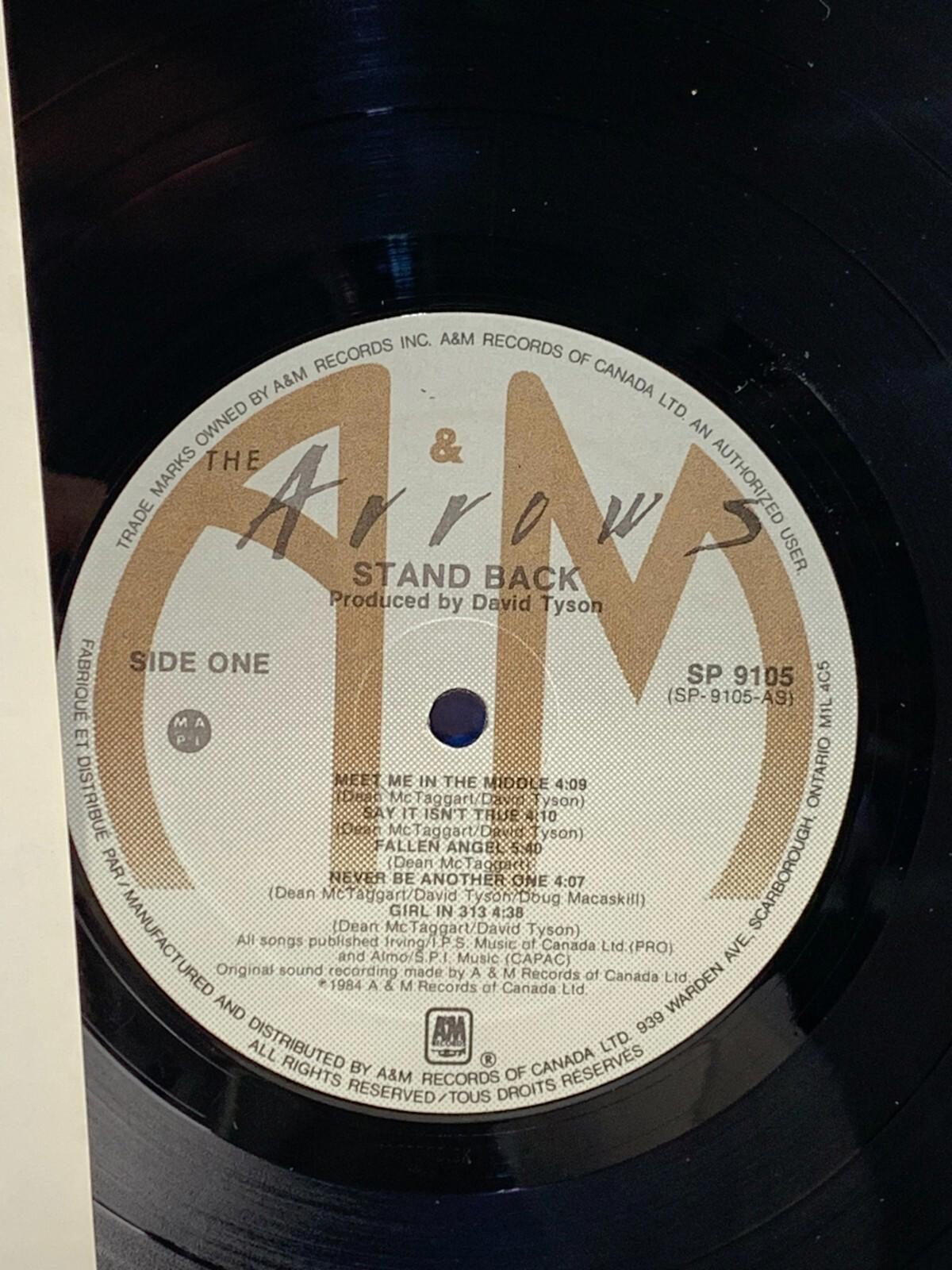 The Arrows - Stand Back - Vinyl LP - A&M Records