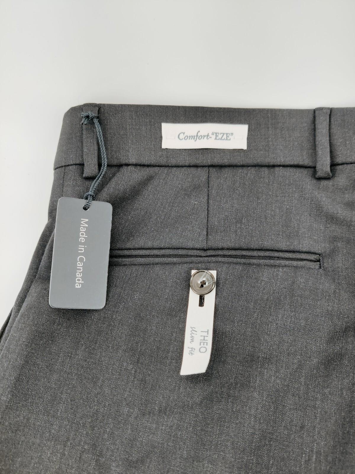 NWT Joseph Abboud Wool Blue Unhemmed Trousers Men's Size 34