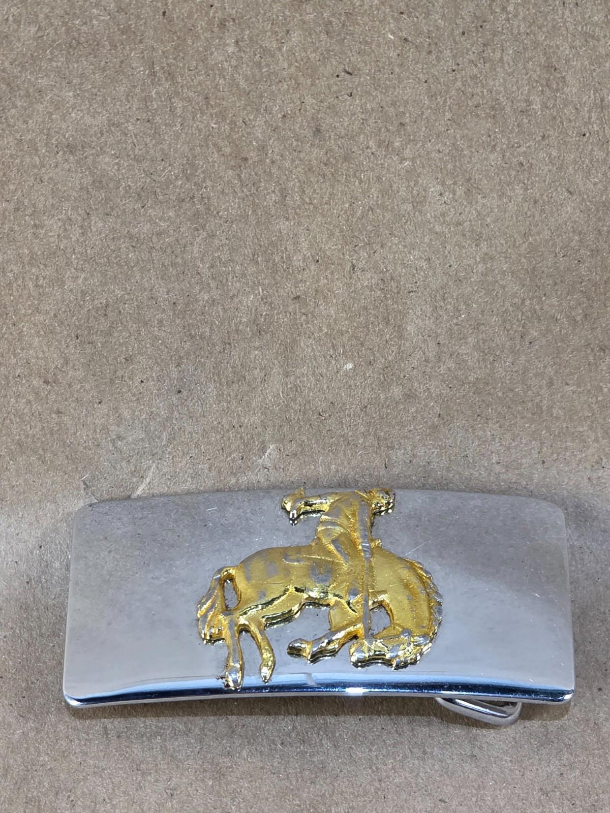 Vintage Country Western Bronc Rider Belt Buckle