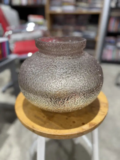 Textured Glass Vase