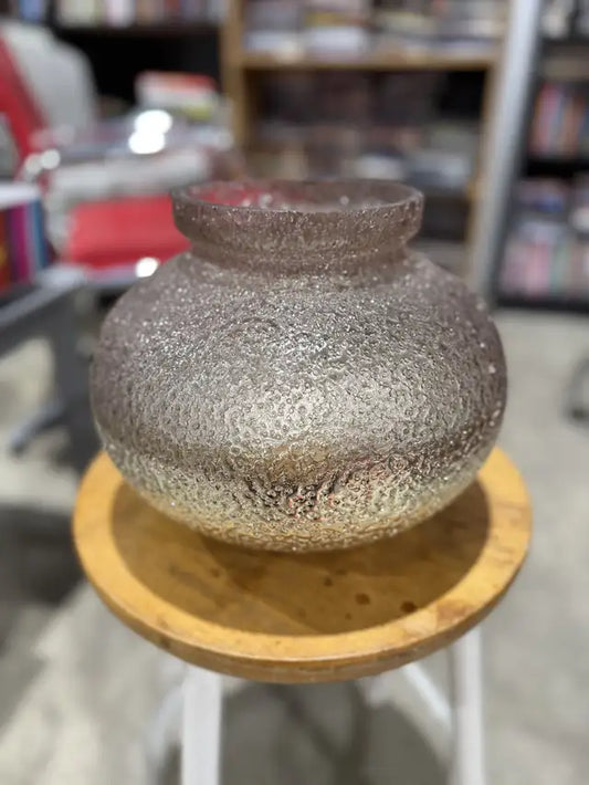Textured Glass Vase