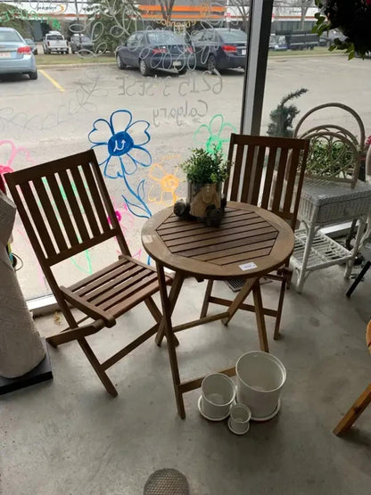 Teak Patio 3 Piece Set