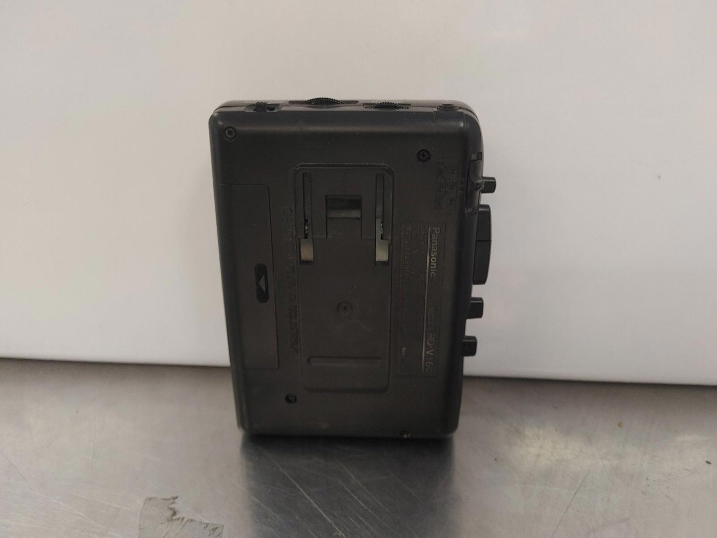 Panasonic Portable Radio/Cassette Tape Player Model RQ-V160 Black Untested -Fair