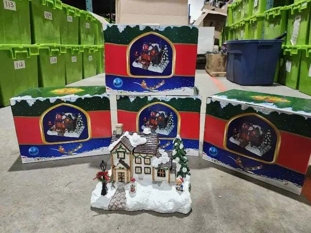 Christmas Light Up/Musical Village - 5 Available