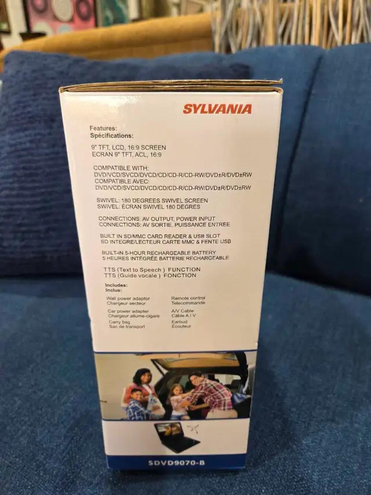 Brand New - Sylvania 9" Portable DVD Player