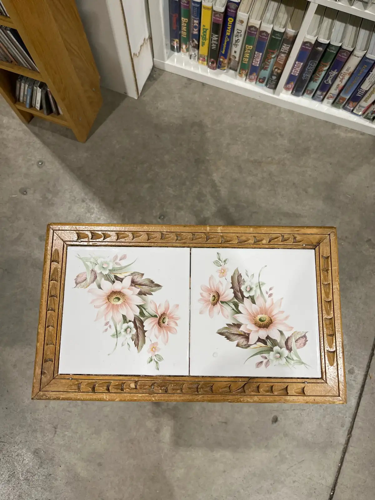 Vintage handmade plant stand