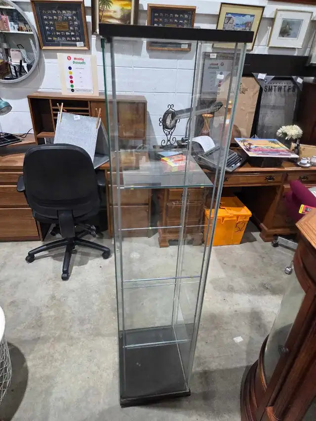 Ikea DETOLF Glass Display Case