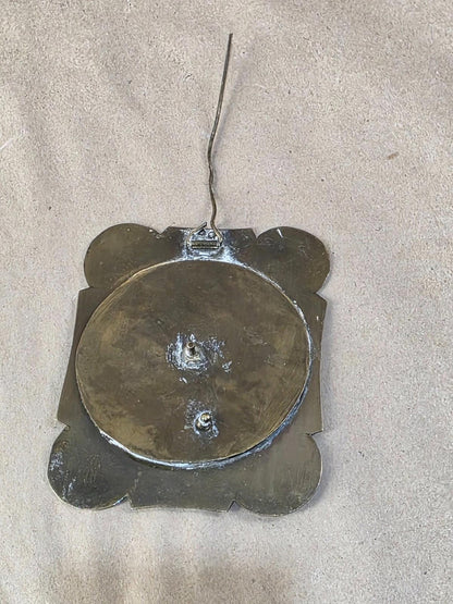 Vintage Embossed Brass Perpetual Desk Calendar; 28-Year Calendar 1944 to 1971