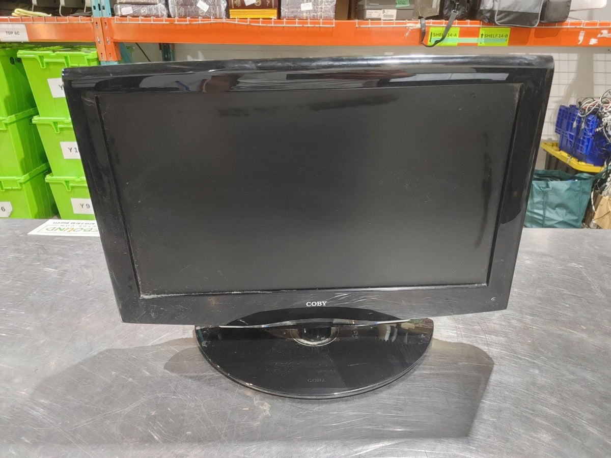 Good Condition Coby 19inch TFT LCD TV w/ DVD Player Model TFDVD1995 Black Works
