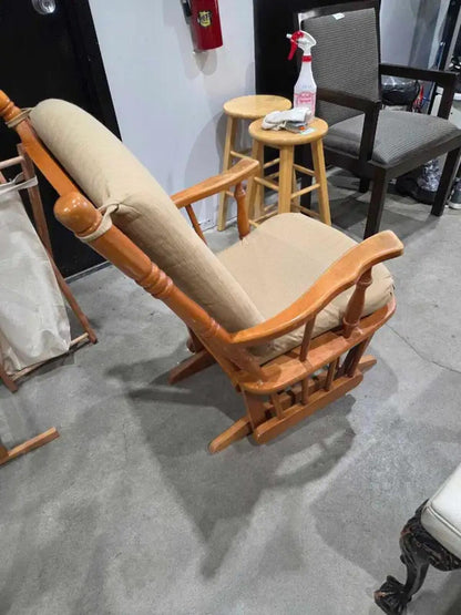 Wooden Rocking Glider Chair