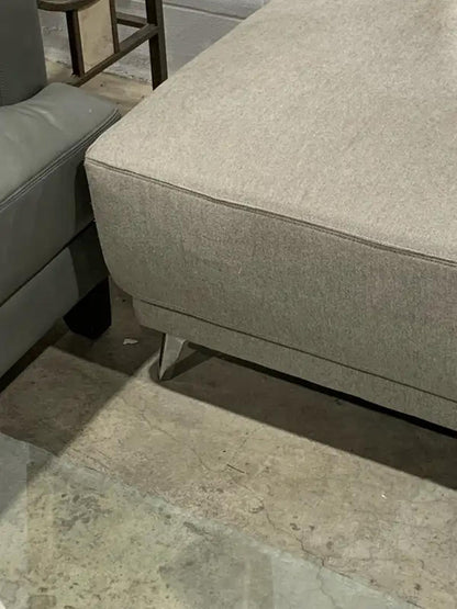 Large Grey Fabric Sectional Sofa