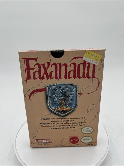 Faxanadu (Nintendo Entertainment System, 1989) Full Set Good Condition