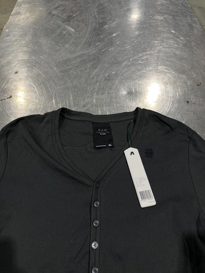NWT G-Star Raw Grey Button-Up T-Shirt (Size XL)