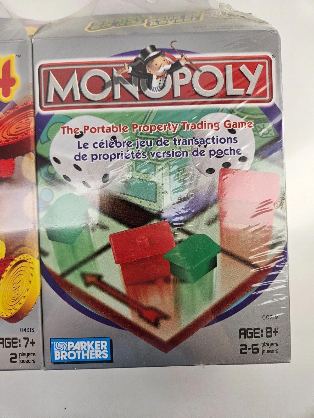 Travel Games To Go - Clue - Guess Who - Connect 4 - Monopoly