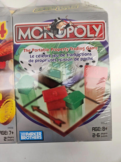 Travel Games To Go - Clue - Guess Who - Connect 4 - Monopoly