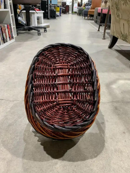 Vintage Wicker handled Basket