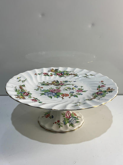Crown Staffordshire Cake Stand Pagoda Pattern