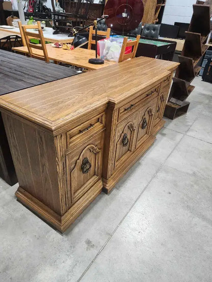 Vintage Wood Buffet/Sideboard