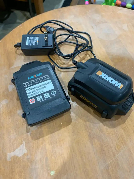 Worx 20V Batteries and Charger