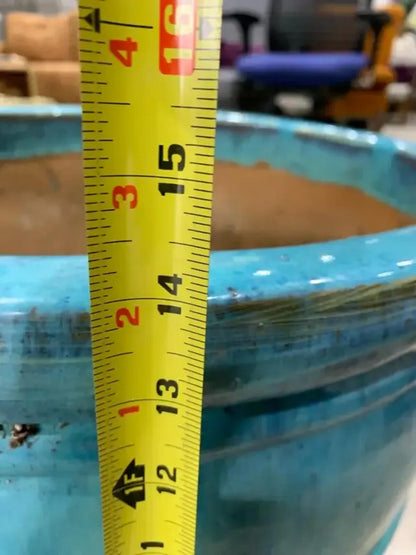 Large Outdoor Turquoise Planter