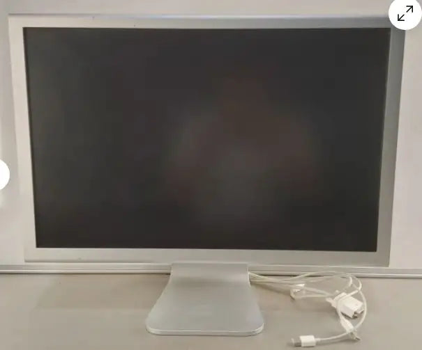 Apple Cinema Display 23" w/ Power Supply included Silver/White