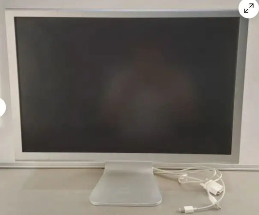 Apple Cinema Display 23" w/ Power Supply included Silver/White
