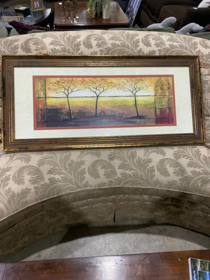 Framed Tuscan Tree Art