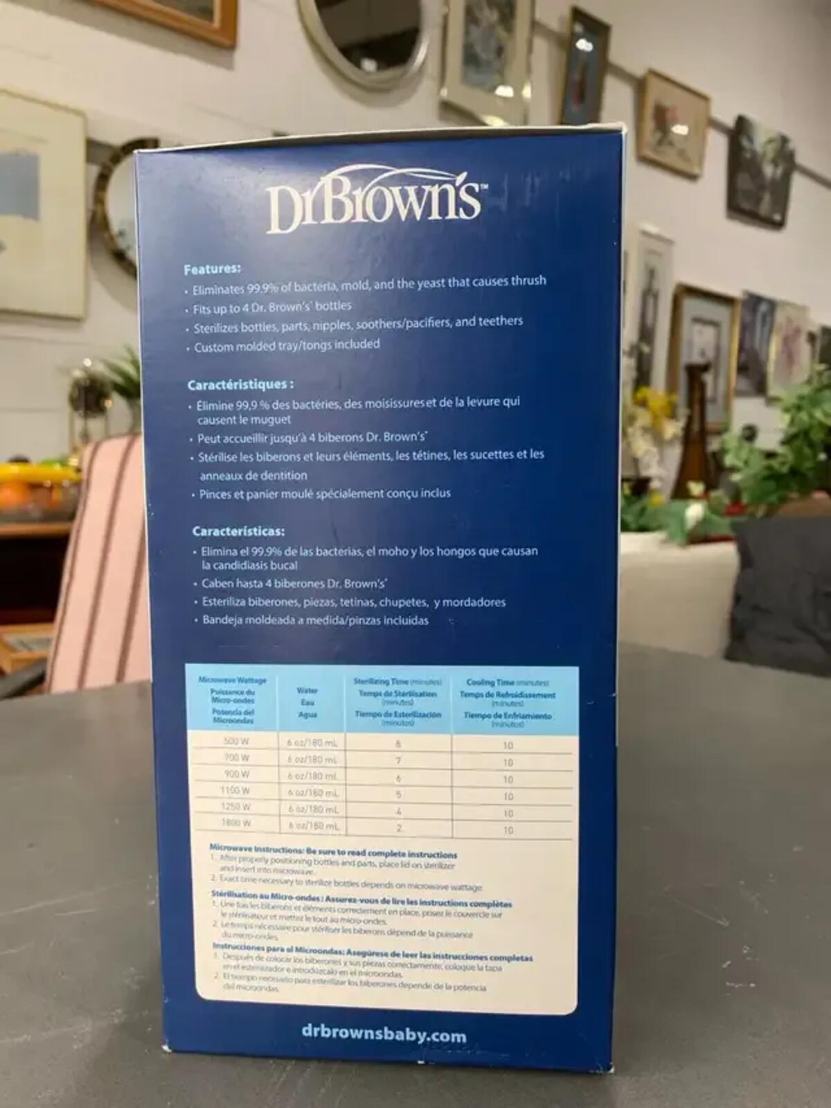 Unused Dr. Brown's Microwave Steam Sterilizer-multiple available