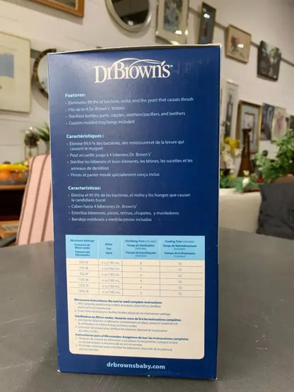 Unused Dr. Brown's Microwave Steam Sterilizer-multiple available