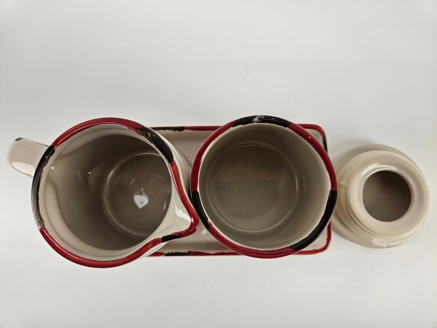 Maison Ungava - Creamer and Sugar Bowl - Santa Claus