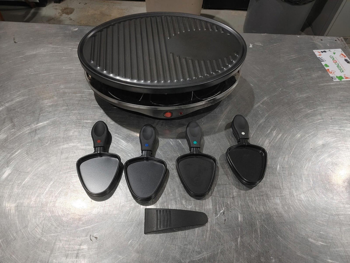 Good Condition Trudeau Home Presence Stamp Steel Party Grill Tested Working