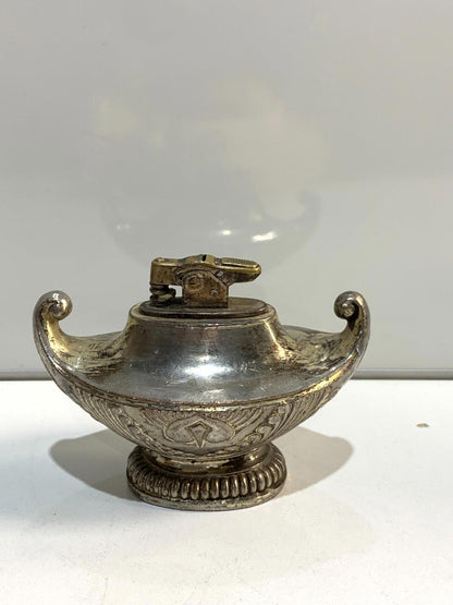 Vintage Aladdin Genie Lamp Style Tabletop Cigarette Lighter