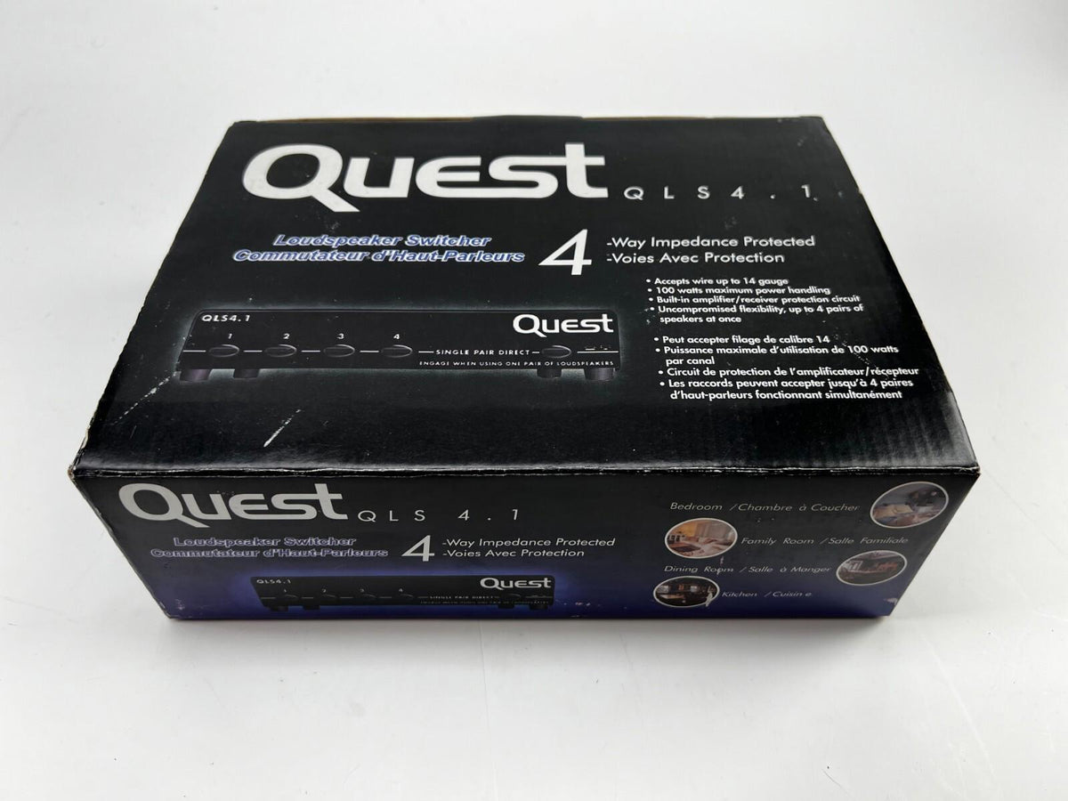 Quest QLS4.1 Speaker 4 Way Switchback 100 Watt - New In Open Box